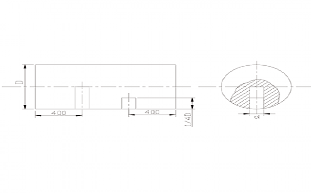 平底孔标准人工缺陷测试块