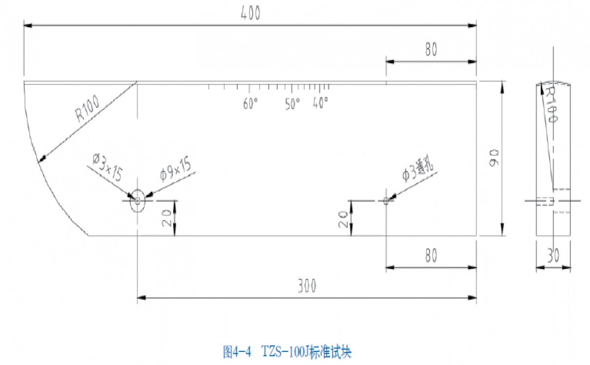 铁路探伤 TZS-100J标准试块